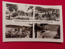 Scheibe-Alsbach 1958. Neuhaus/Rennweg.  Schöne s/w-AK. Frankiert & gelaufen.