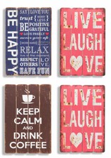 Holzbild Holzschild Sprüche