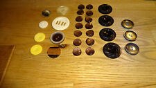 Knöpfe Konvolut Sammlung groß u. klein aus Omas Nähkasten Kurzwaren basteln