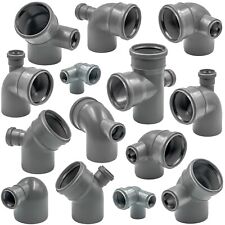 Bogen Kunststoff HT-Rohr Installation Abwasser 110 x 50 mm 45° 90°