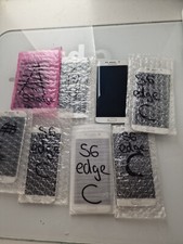 8x Original Samsung Galaxy S6 EDGE LCD Display Touch Screen Glas Weiß