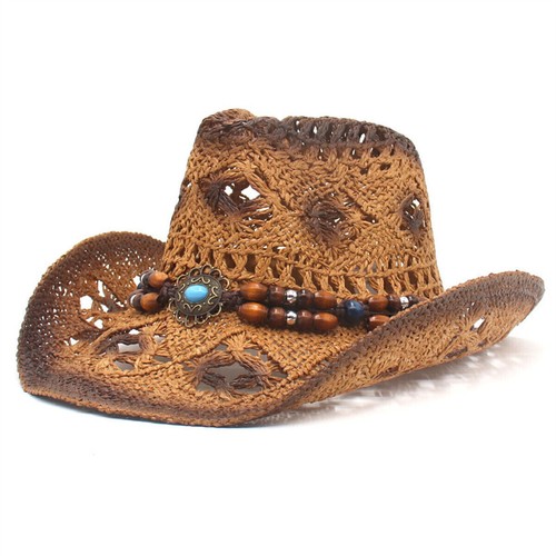 Stroh cowboyhut sommer - cowboyhut, sonne
