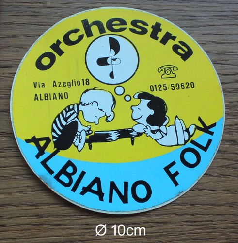 Aufkleber sticker albiano folk - aufkleber,