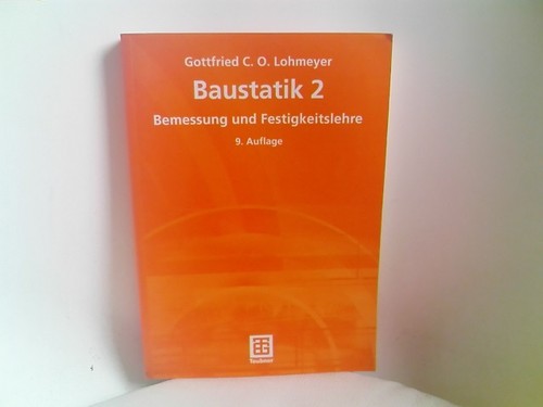 Buch baustatik bemessung - baustatik, 2.