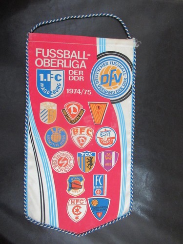 Wimpel ddr fussball oberliga - wimpel,