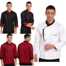 Herren Langarm Kochjacke