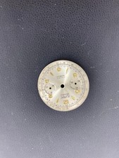 Olympic Chronograph Zifferblatt  Dial for Cal Venus 188 Blanca plated gold F21