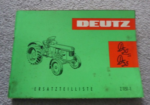 Deutz schlepper d50s d55 - +,