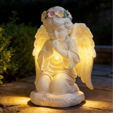 Solar Engel Figur für Grab