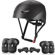 Kinder Skaterhelm Set