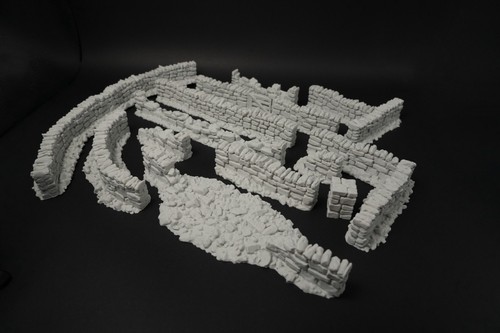 Modulares steinmauer set - modulares, steinmauer-set