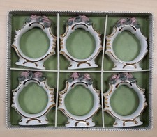 Serviettenringe Porzellan Rosen Deko Dresden