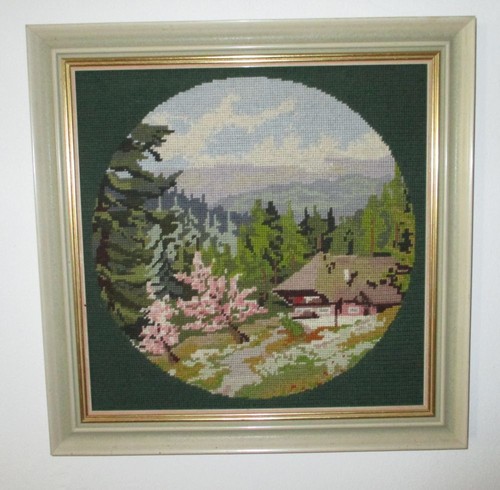 Wandbild gobelin stickerei - wandbild, in
