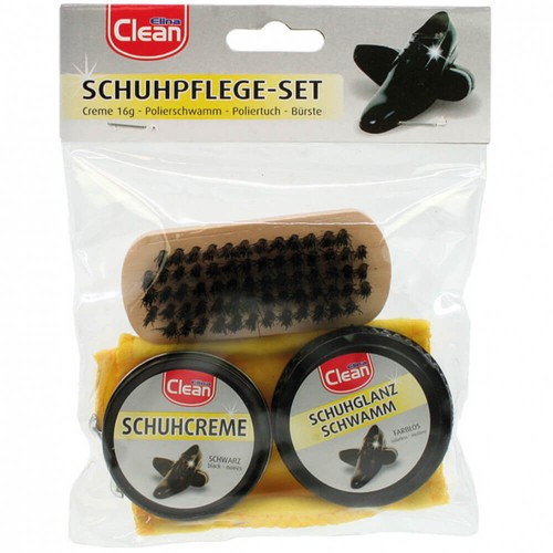 Schuhpflege set 4tlg - schuhpflege, mit