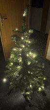 Künstlicher Tannenbaum mit Lichterkette 130cm Hoch Weihnachtsdekoration Deko