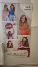 5x Stoffbanner Wella - Londa für Friseursalon