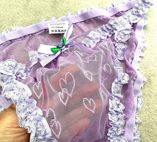 Kawaii durchsichtig lila - , herz
