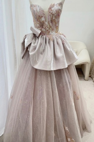 Festliches kleid mit feinen - festliches,