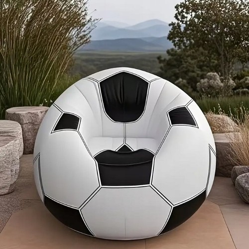 Aufblasbarer fußball - aufblasbarer,