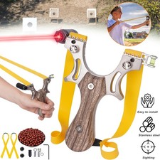 Jagd Steinschleuder Profi Outdoor Sportschleuder Laser Zwille Katapult Schleuder