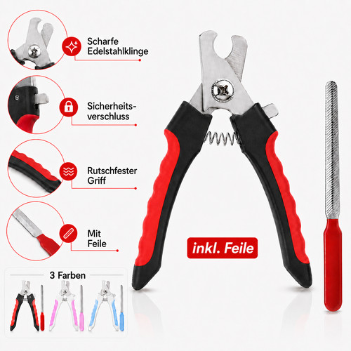 Krallenschere nagelfeile set - nagelfeile,