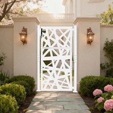 Metall Zauntor Gartentor Garteneingangstor Stahl Garten Einfahrtstor Metalltor