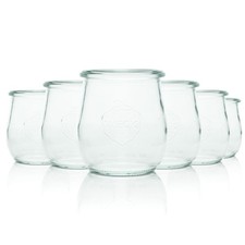 6x Weck Dessert Glas 0,22l