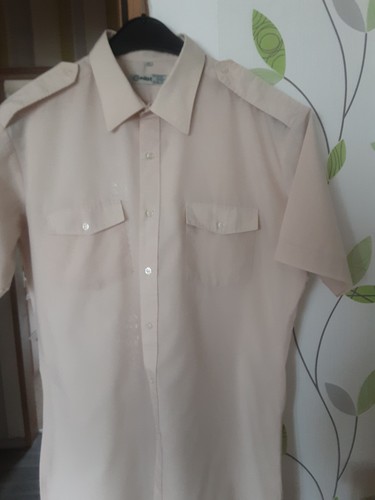 Herren pilot hemd kurzarm - kurzarm, 42