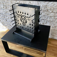 Schaschlikgrill Spieß Grill Mangal Vertikal Grill ToGO BBQ (MIT Ascheschale!!!)