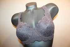 Triumph Bügel BH "Amourette 300 WHP" Gr. 85 E braun viel Spitze wattiert