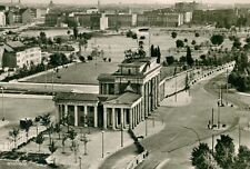 Rarität Flugzeugaufnahme Brandenburger Tor Berlin mit Mauer um 1960 Klinke & Co.