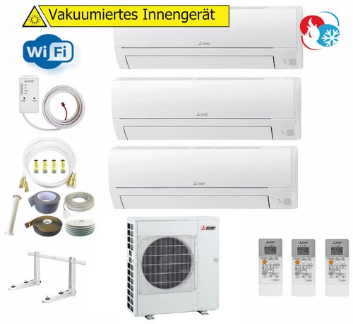 Mitsubishi multisplit trio - multisplit, 3x