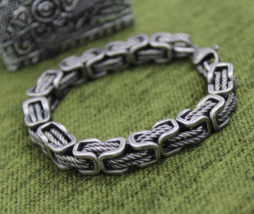Herren armband edelstahl - 💪,