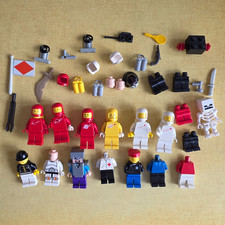 LEGO Figuren Retro 6 Raumfahrer Astronauten und diverses Konvolut Sammlung