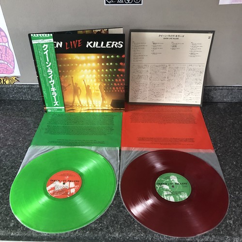 Double coloured vinyl queen - coloured,