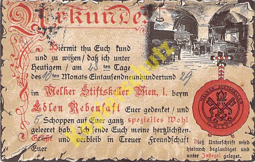 Reklame wien melker - ak,