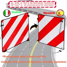 2 In 1 Warntafeln alu