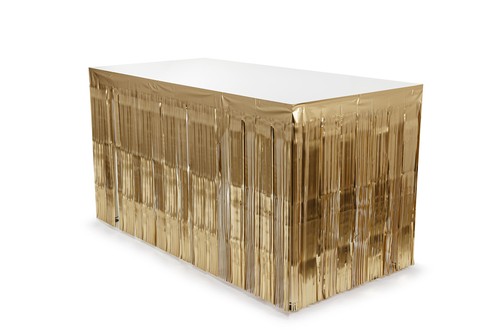 Lametta tischrock 300x80cm - lametta,
