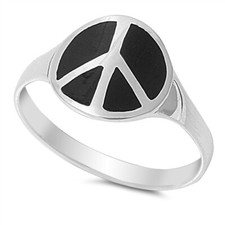 Sterling silver black - black, onyx