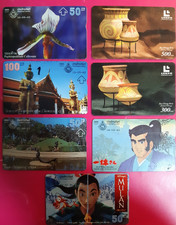 7 Telefonkarten THAILAND