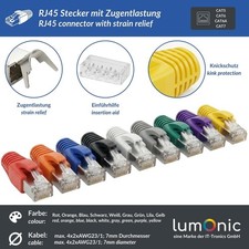 10-100x Netzwerkstecker RJ45