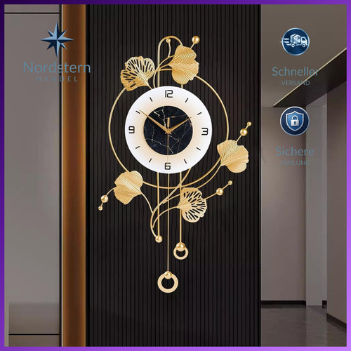 Moderne wanduhr pendeluhr - wanduhr,