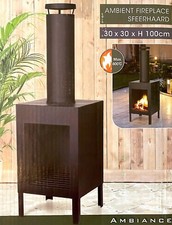 Terrassenofen 30x30x100cm