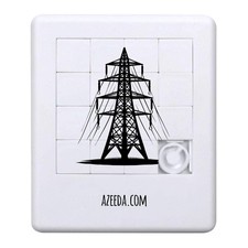 Schiebepuzzle "Strommast"