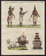 Indien India uniforms Trachten Uniformen costumes Fakir fakir Bertuch 1800