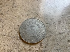 5 DM Silberadler 1958 J Sehr