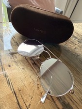 Sonnenbrille TOM FORD Chrom verspiegelt TF551 18Z 55*17 145*2 Fliegerbrille