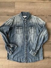 SMOG ? Stylisches Jeanshemd mit Druckknöpfen ? Gr. M ?Absolut NEUWERTIG