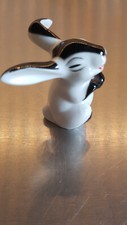 Hase,Porzellan, Osterhase, original Rosenthal,weiß,schwarz,Porzellan,50er?,60er?