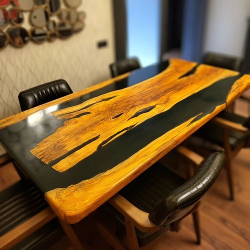 Black river epoxy walnut - epoxy,